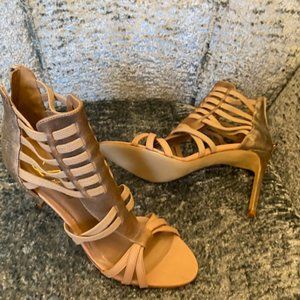 Guess and Delman Leather Roman sandals- Sexy!
